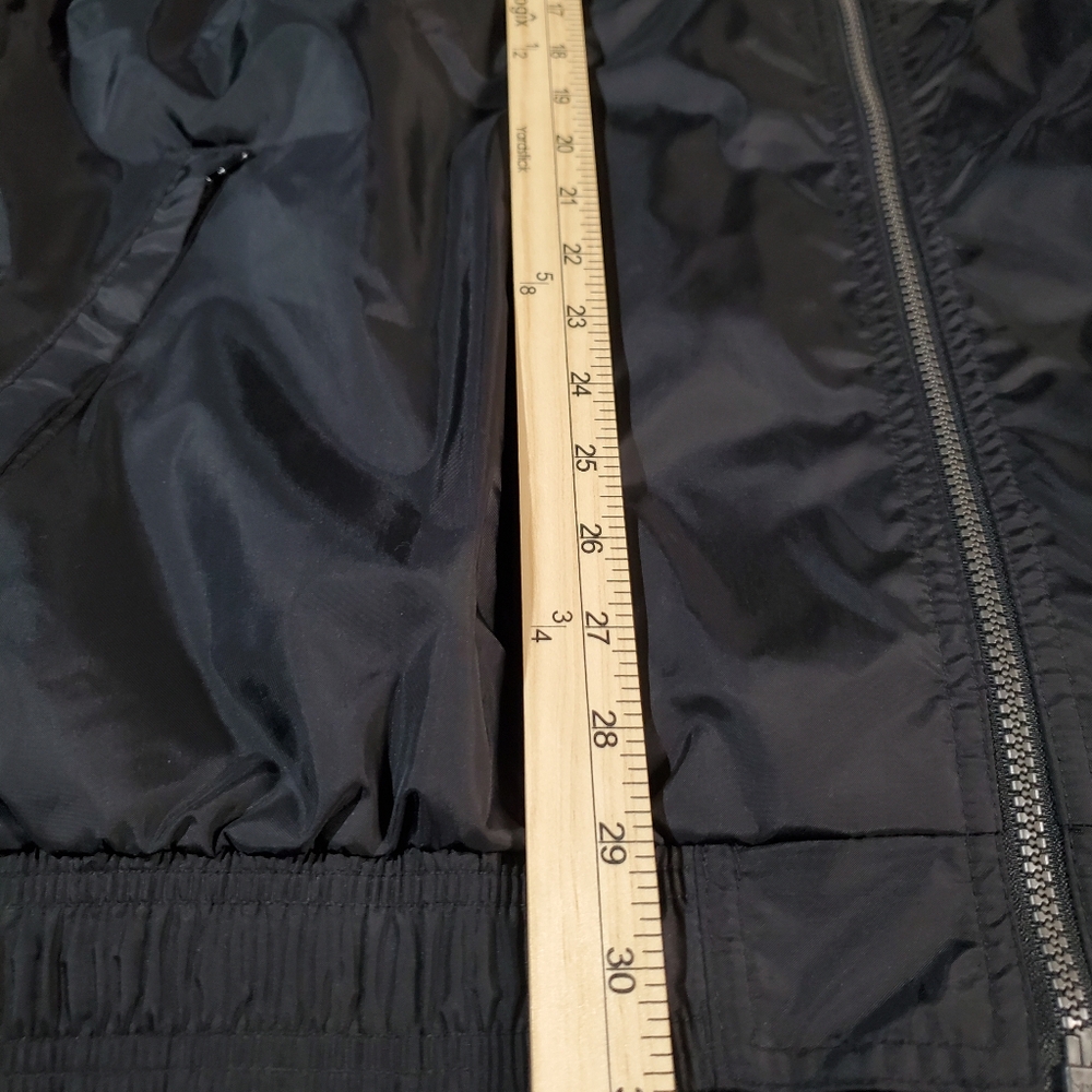 Adidas Men's Black and White Windbreaker Jacket With Hidden Hood - Picture 5 of 12